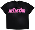 Hellstar Classic T-Shirt (Regular Print) 'Black/Pink'