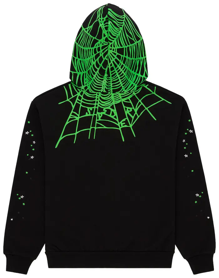 Sp5der Heavy Web Hoodie 'Black'
