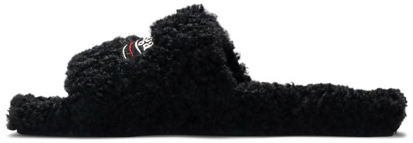 Balenciaga Furry Slides 'Black'