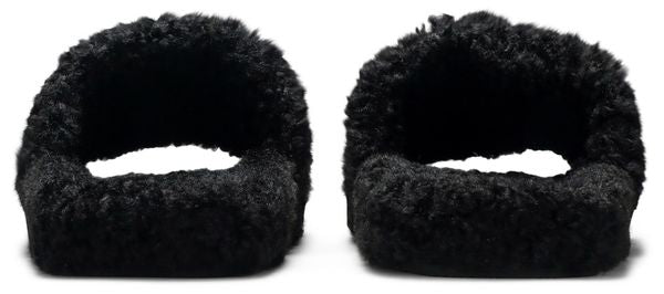 Balenciaga Furry Slides 'Black'