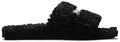 Balenciaga Furry Slides 'Black'