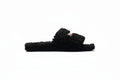 Balenciaga Furry Slides 'Black'