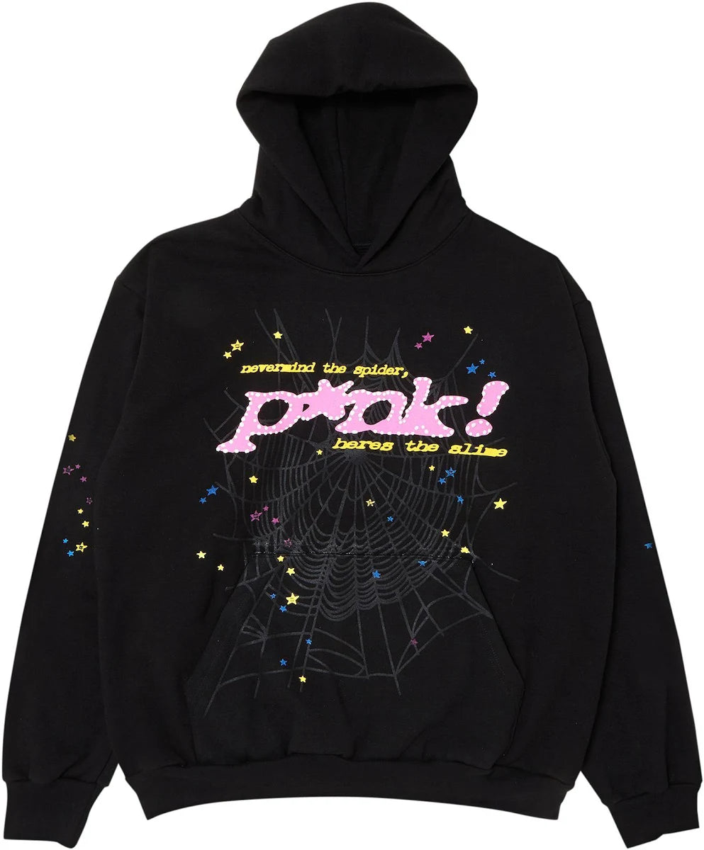 Sp5der Men's P*nk Hoodie
