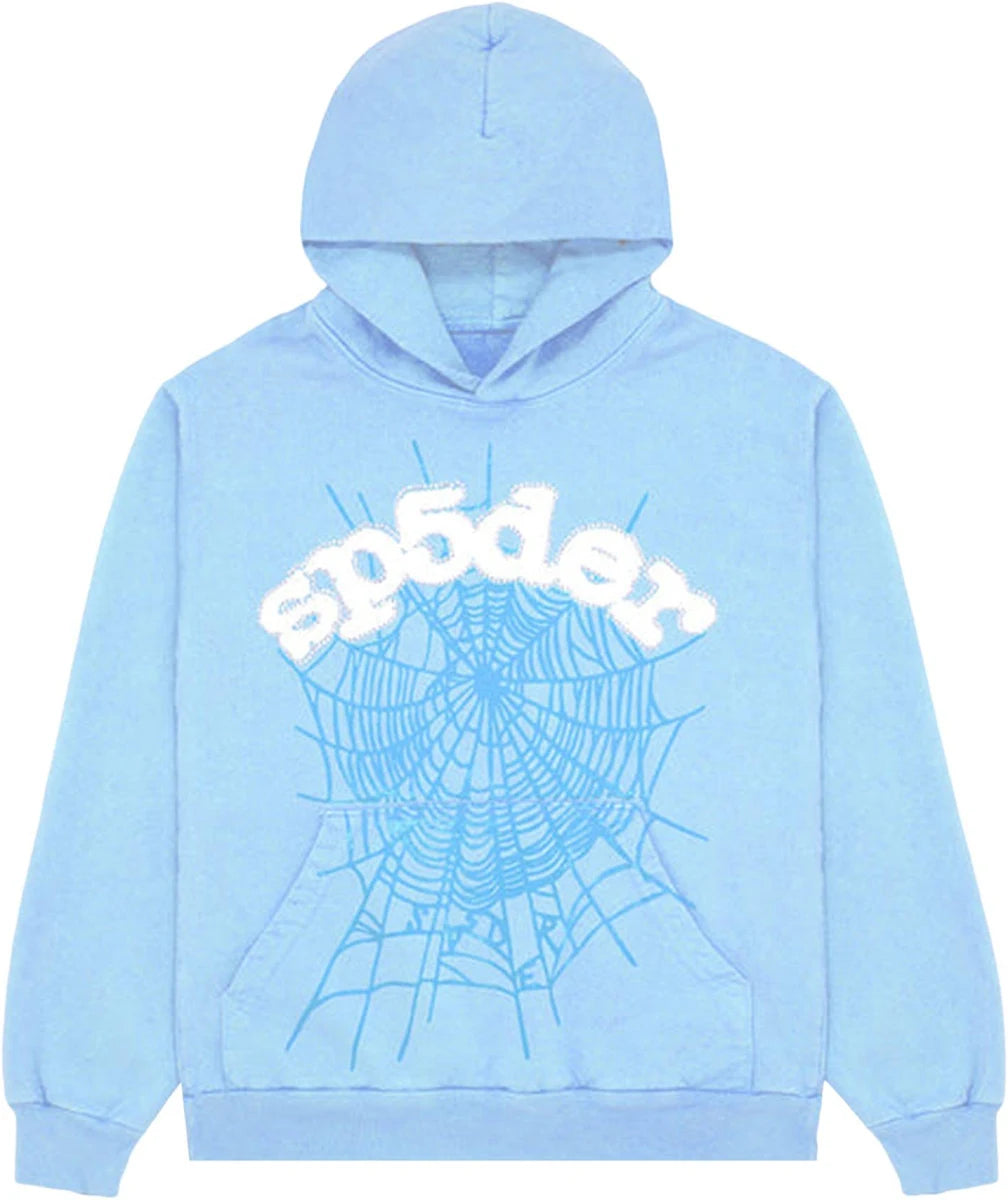 Sp5der Web Hoodie 'Sky Blue'